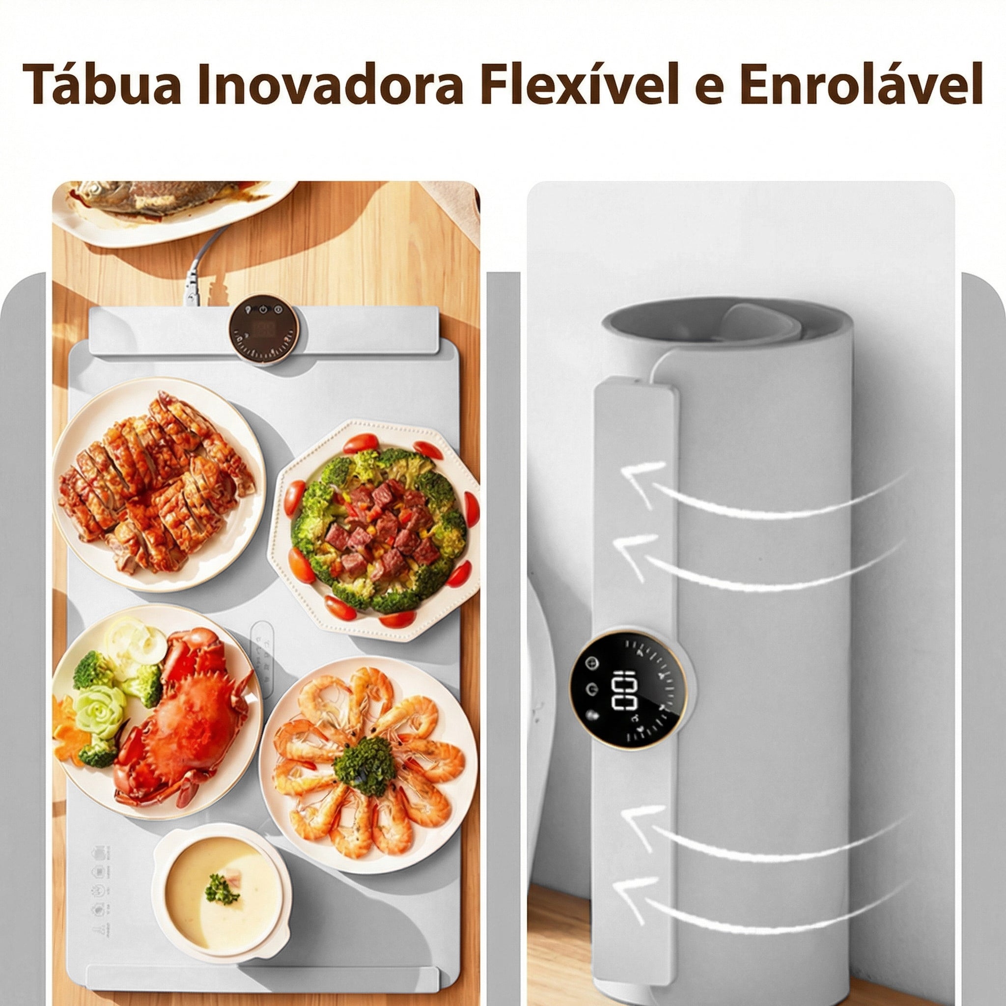 Tapete de Aquecimento Elétrico em Silicone