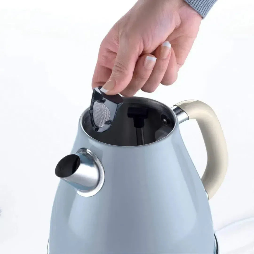 Chaleira Elétrica Vintage Azul 1,7L 360º 220V 1850W Ariete