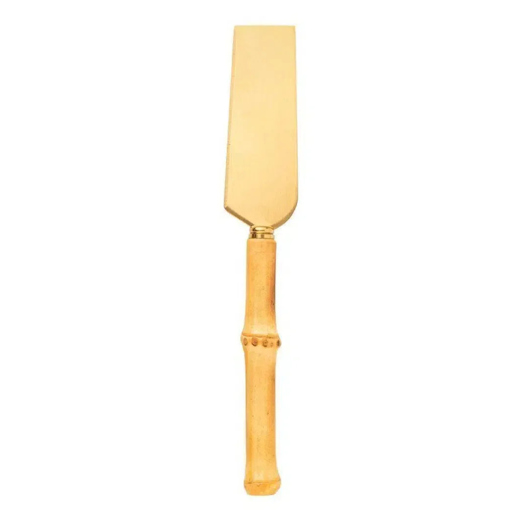 Conjunto 03 Peças para Queijo Garbo Bamboo Aço Inox Natural Dourado