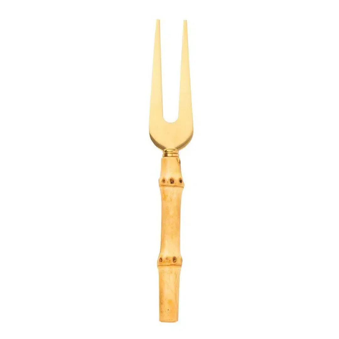 Conjunto 03 Peças para Queijo Garbo Bamboo Aço Inox Natural Dourado