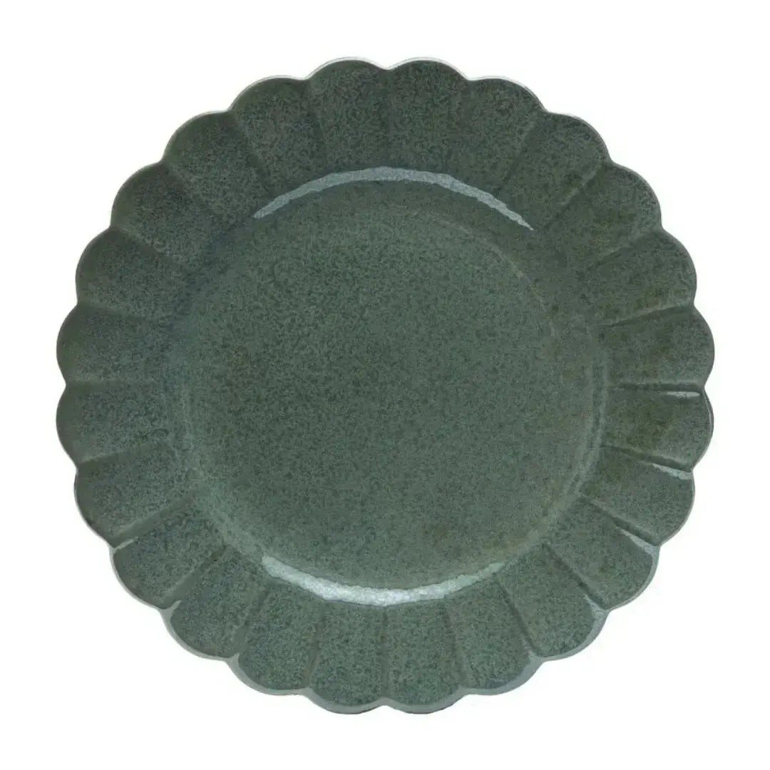 Conjunto com 6 Pratos de Sobremesa Porcelana Flora Hortênsia 22cm Oxford