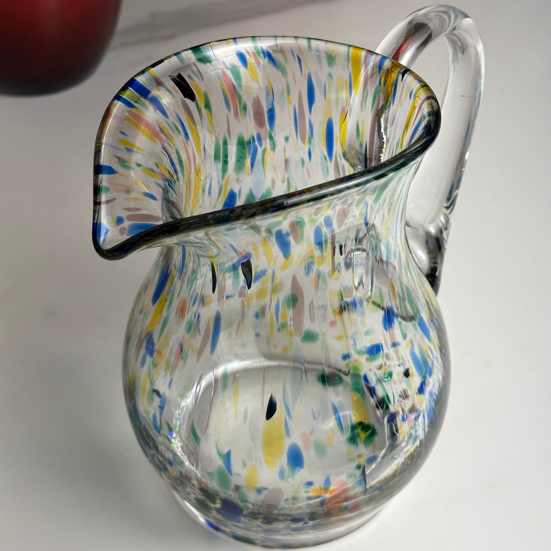 Jarra Mozart em Puro Cristal Murano Colors Torcido Colorida 1,7L