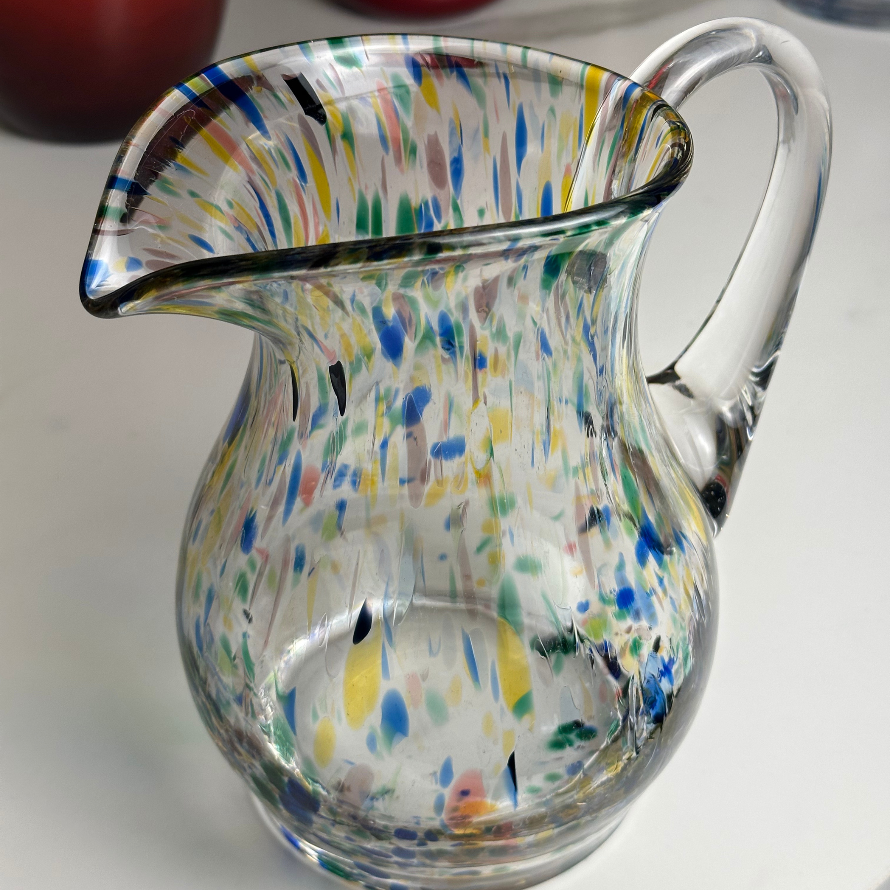 Jarra Mozart em Puro Cristal Murano Colors Torcido Colorida 1,7L