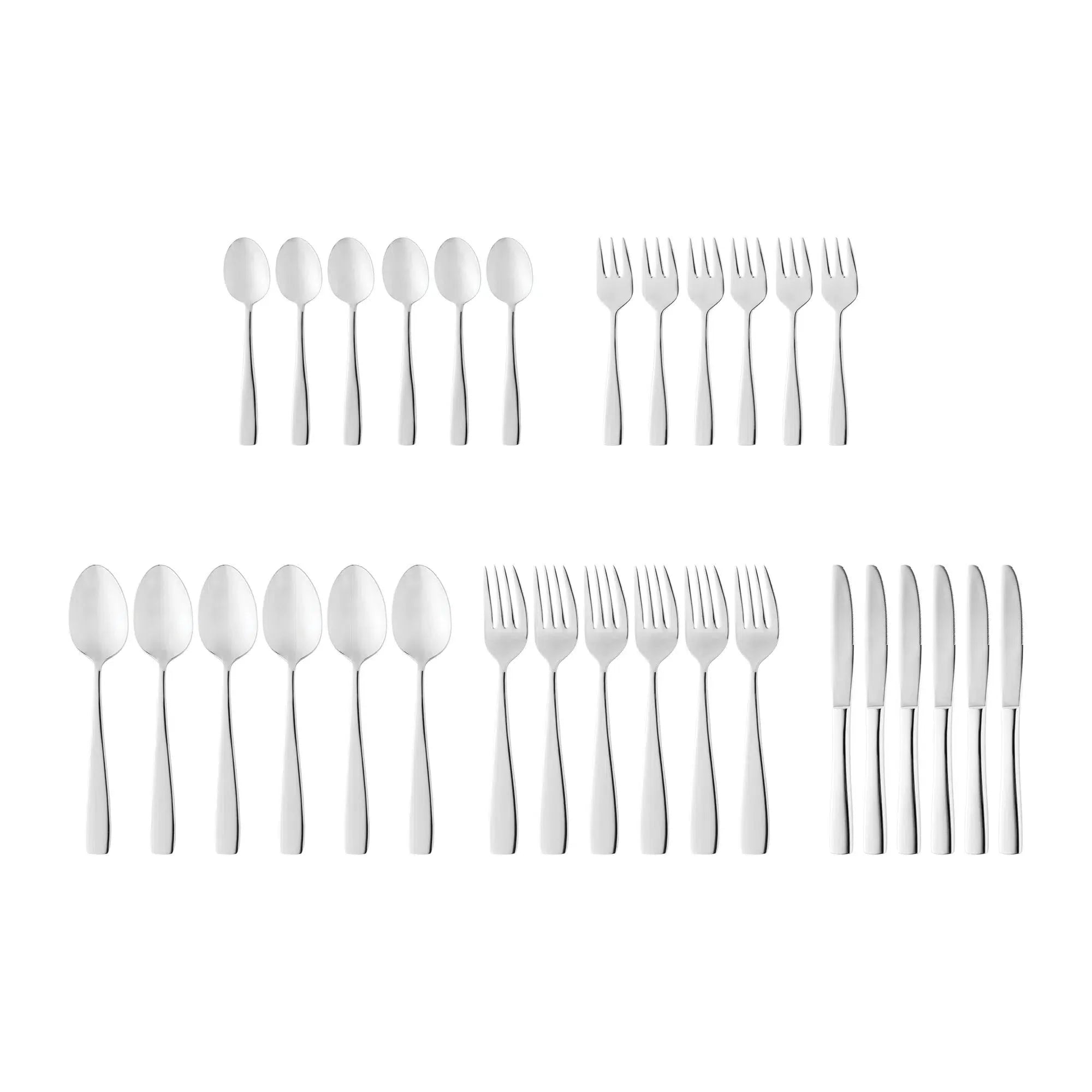 Faqueiro 30 Peças Aço Inox Pisa Wolff
