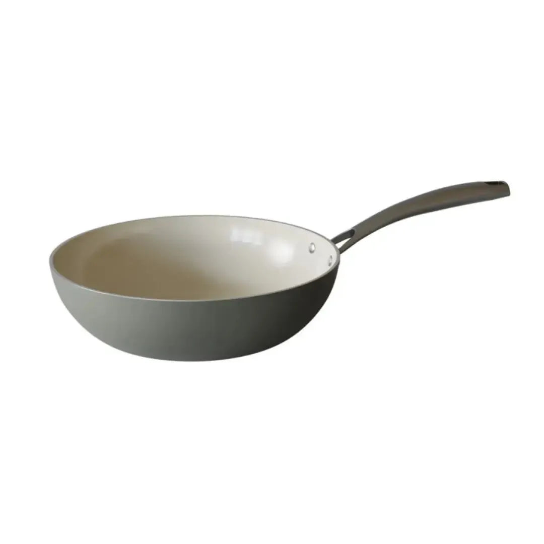 Frigideira Wok Zero Cinza 28cm Jomafe