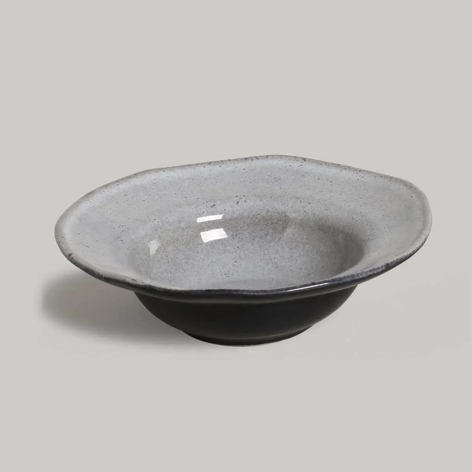 Jogo 4 Mini Pratos Chapéu Orgânico Concreto/Dust 250ml 19x5,5cm Porto Brasil
