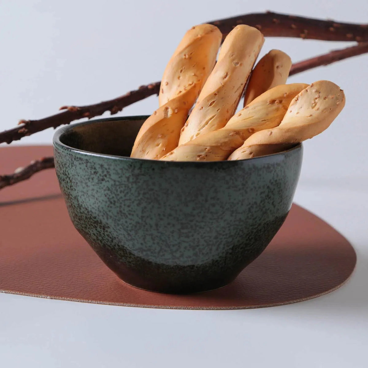 Jogo 6 Bowls Stoneware Orgânico Arauco/Greenery 558ml Porto Brasil