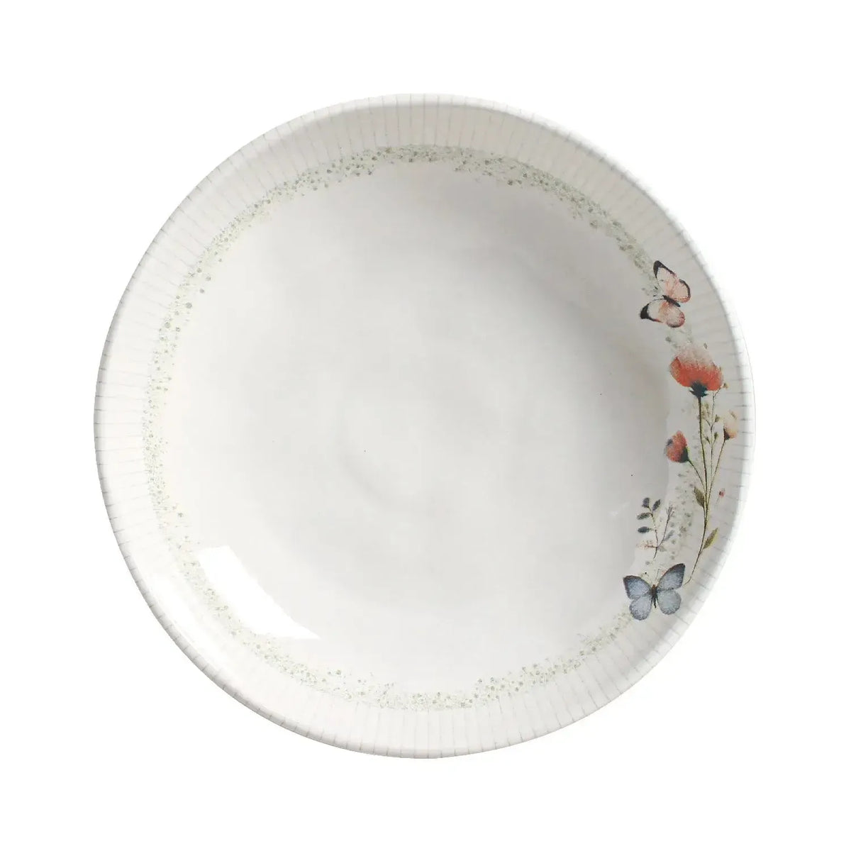 Jogo 6 Pratos Fundos Stoneware Bio Refúgio 22,5cm 830ml Porto Brasil