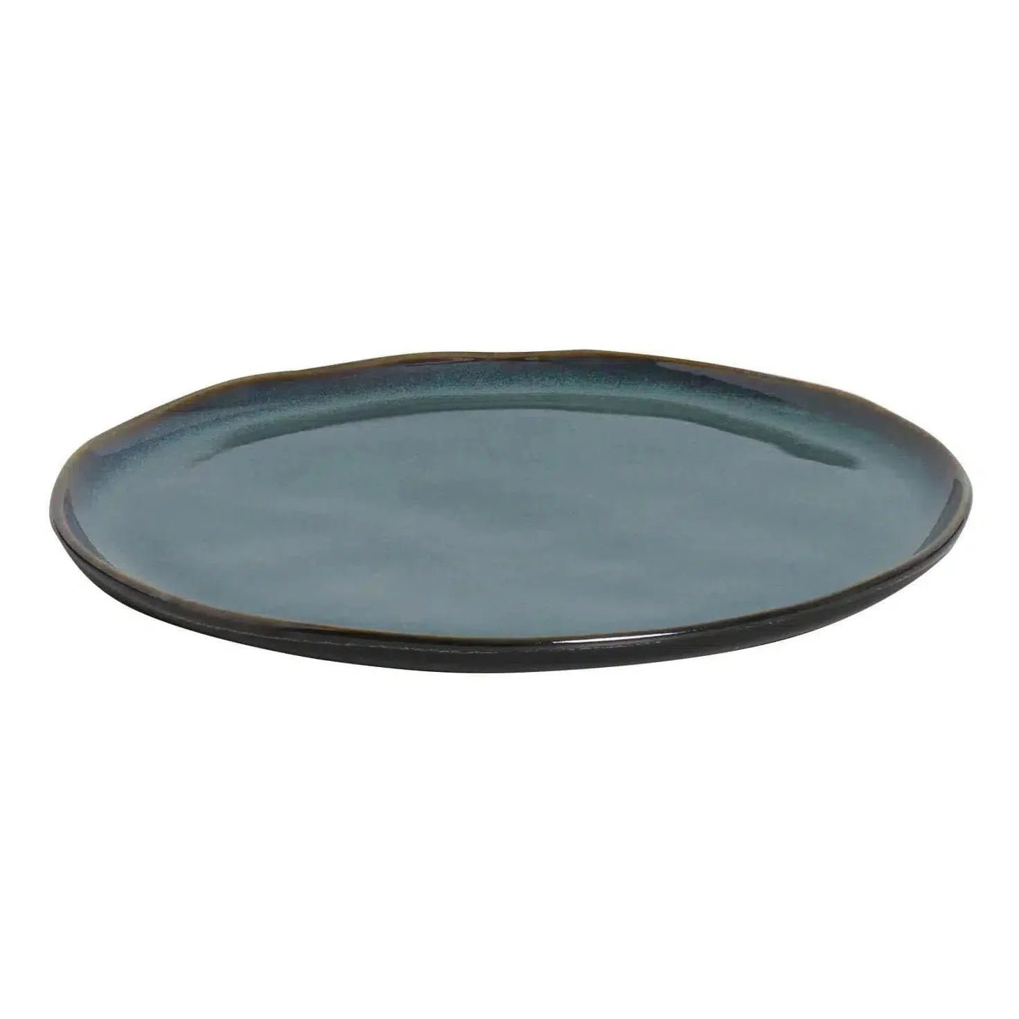Jogo 6 Pratos Rasos Stoneware Bio Oceano 27,5cm Porto Brasil