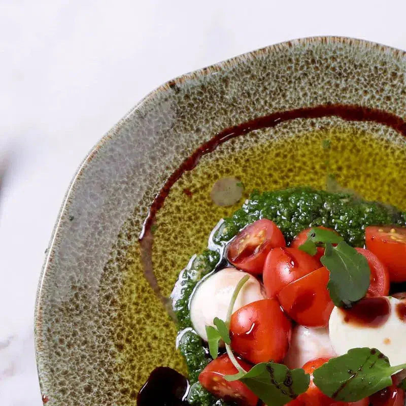 Jogo 6 Pratos de Sobremesa Stoneware Orgânico Croco 19,5cm Porto Brasil