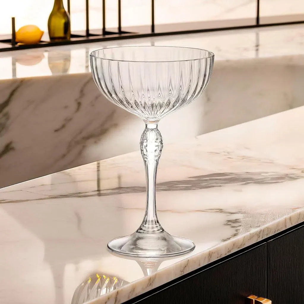 Jogo 6 Taças Cristal Linha America 20's p/ Coquetel 220ml