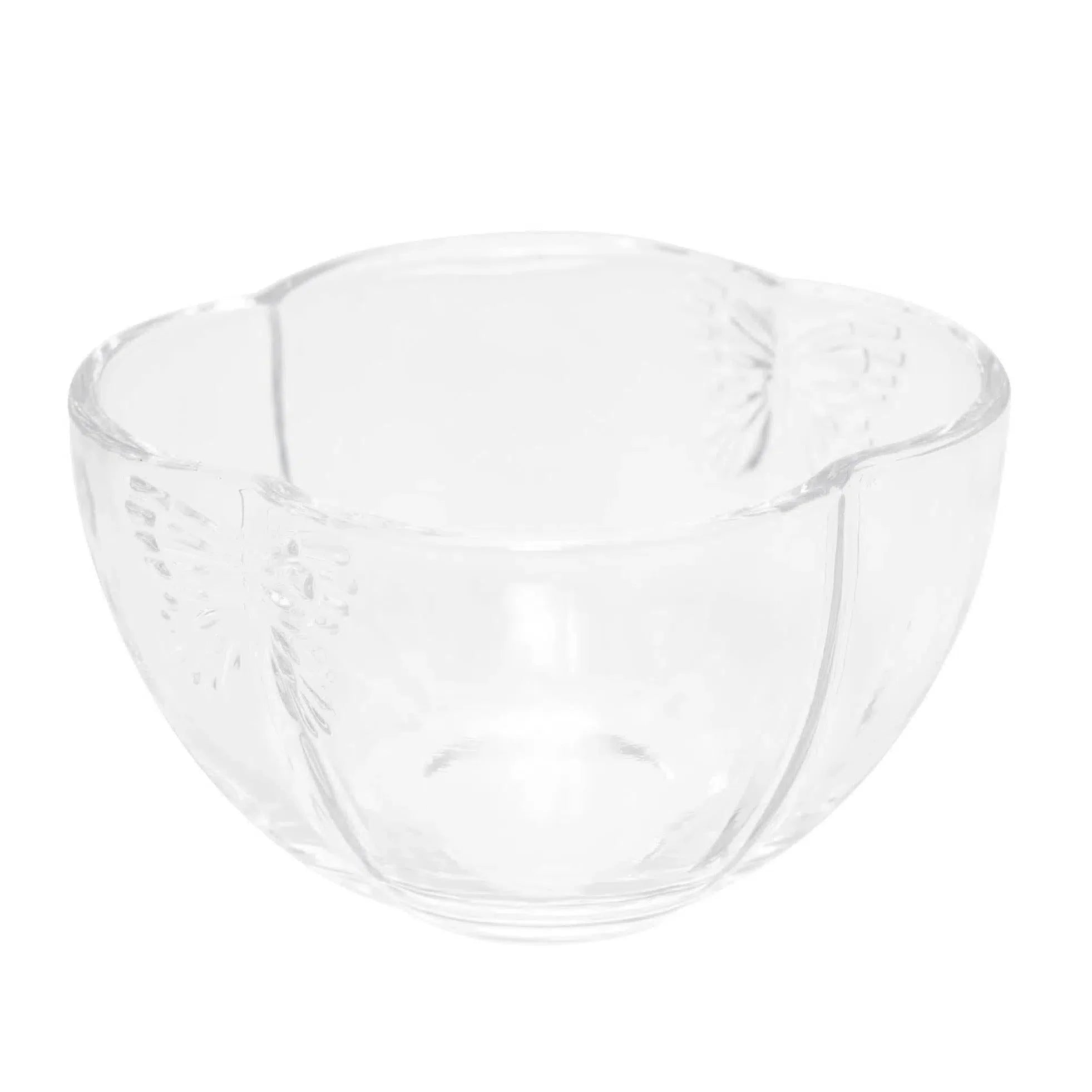 Kit com 4 Bowls de Vidro Butterfly 11x11x6,5cm