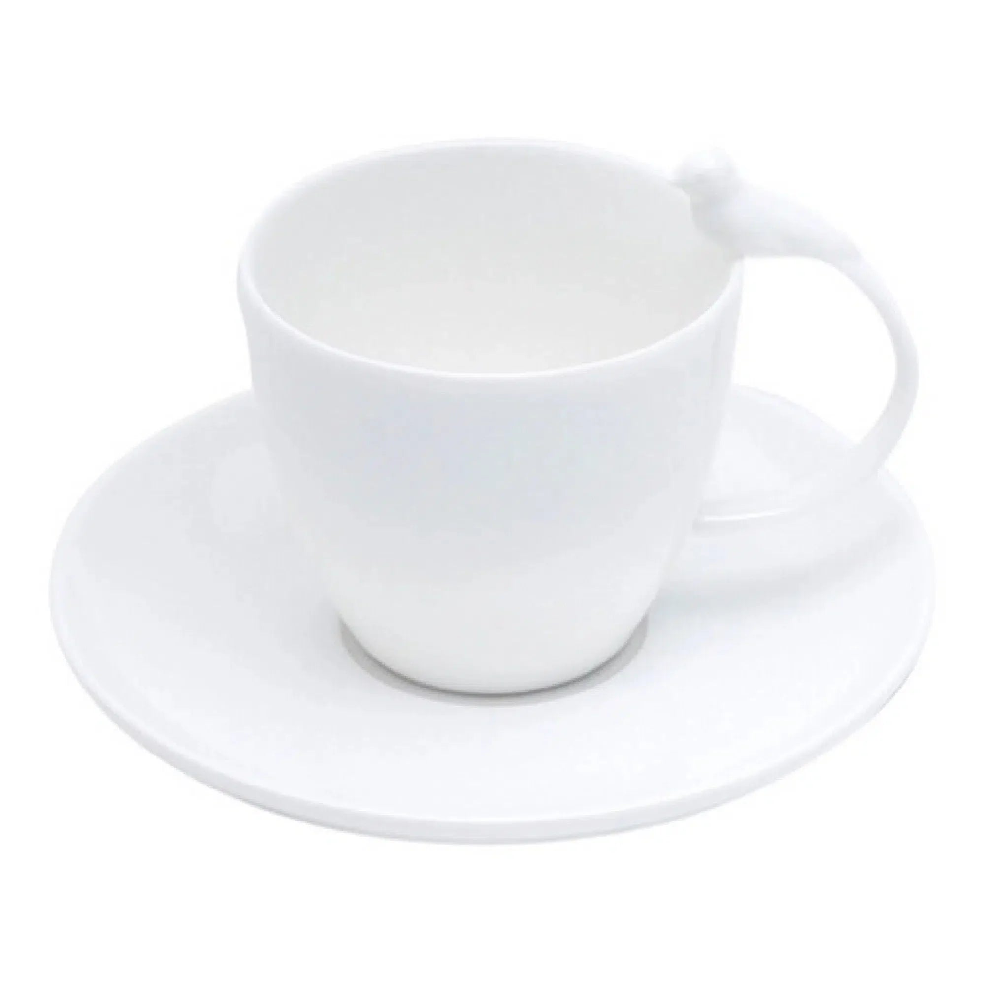 Kit com 6 Xícaras de Chá Com Pires Porcelana Birds 200ml