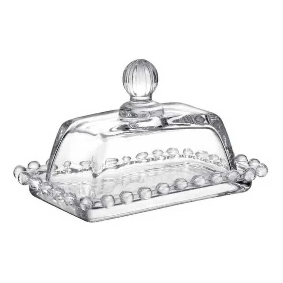 Manteigueira Cristal Pérola 14cm Wolff