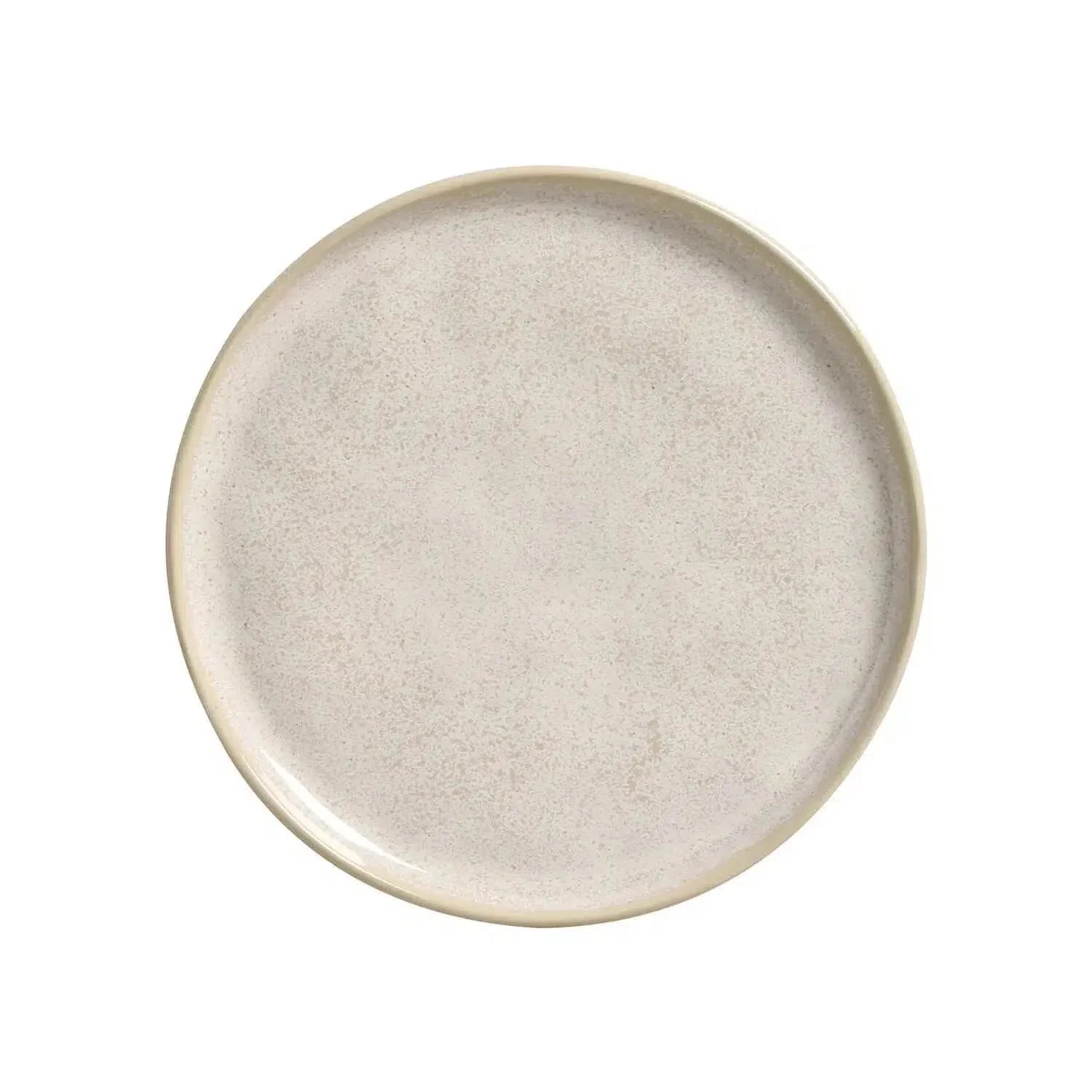 Jogo 6 Pratos de Sobremesa Stoneware Bio Latte 21,5cm Porto Brasil