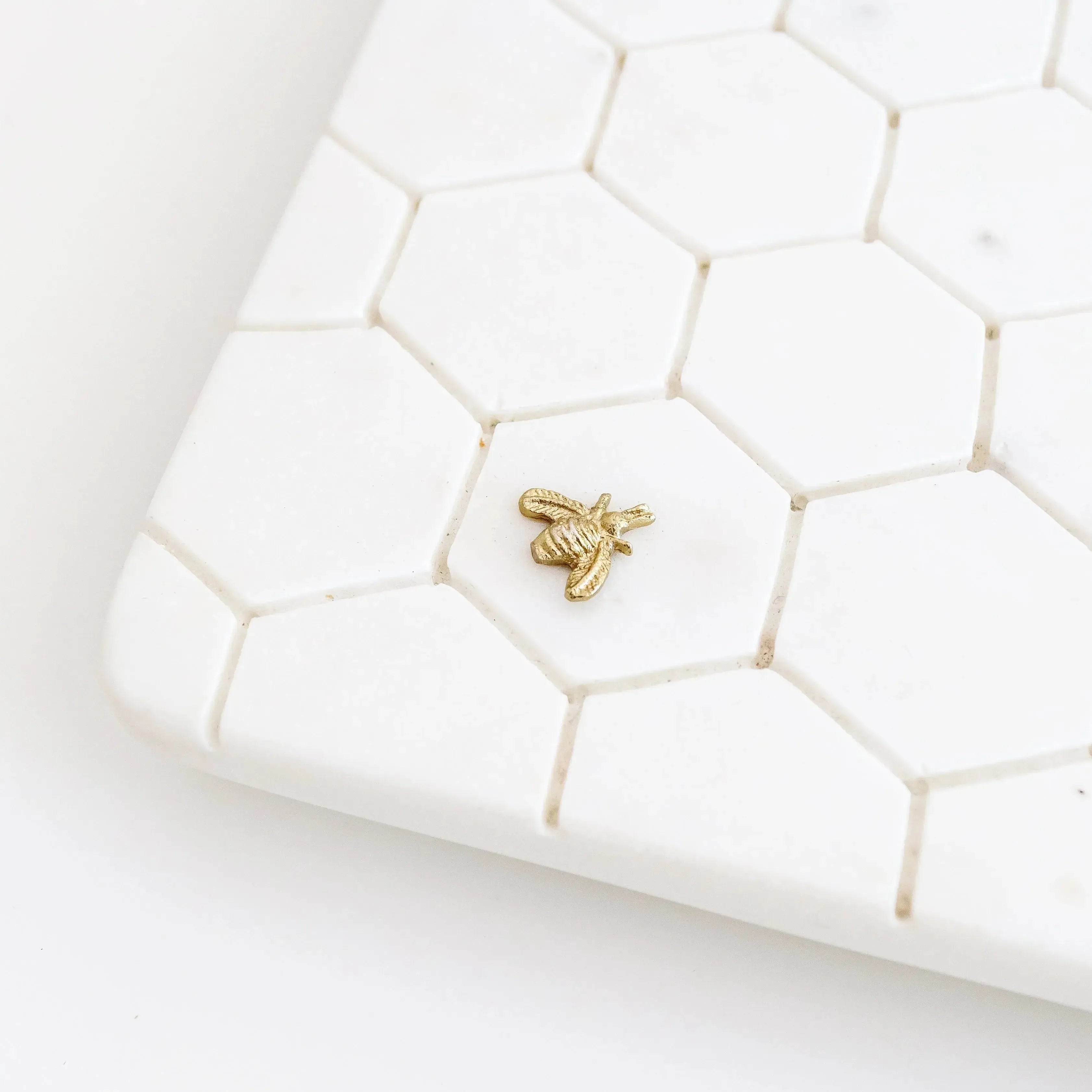 Tábua Para Frios Retangular Mármore Laguiole Bee