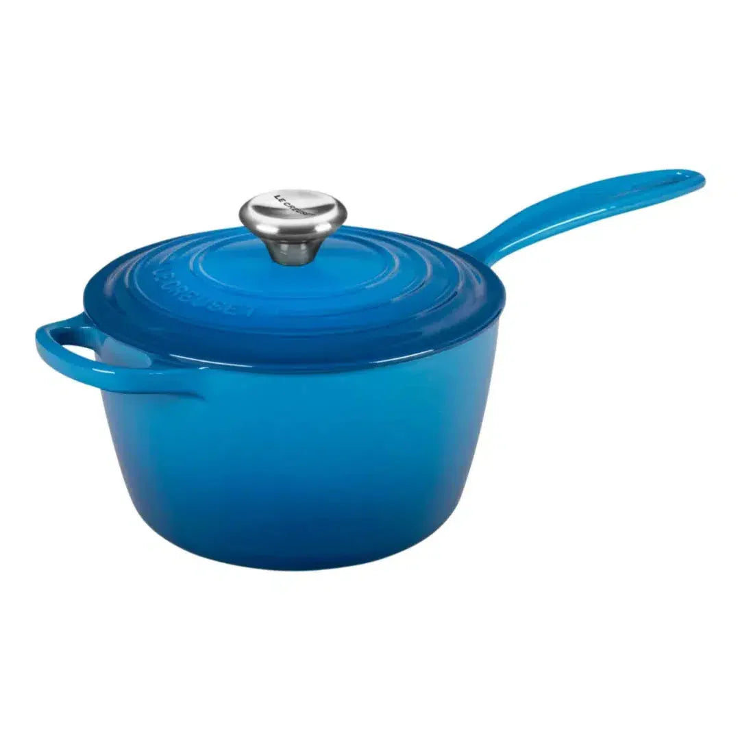 Panela Le Creuset Molheira Signature Azul Marseille 1,5L 16cm