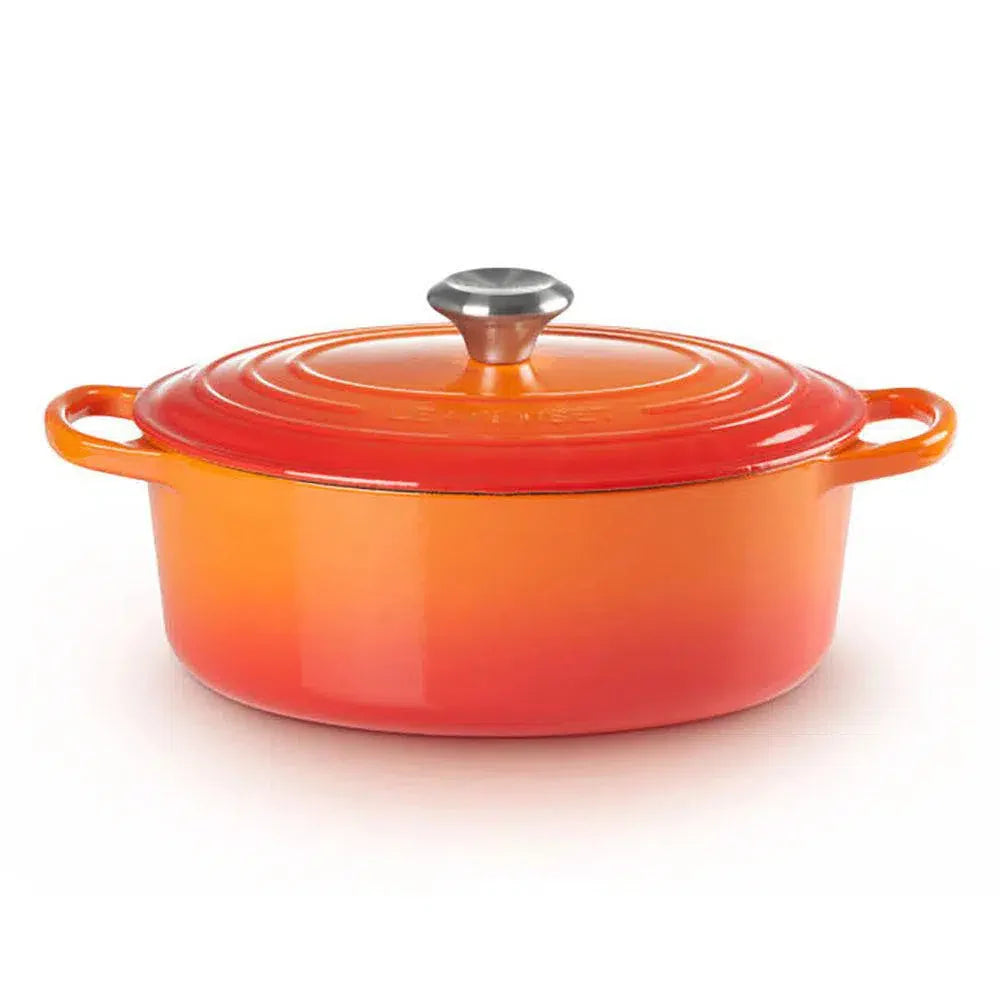 Panela Le Creuset Oval Signature Laranja 4,1L 27cm