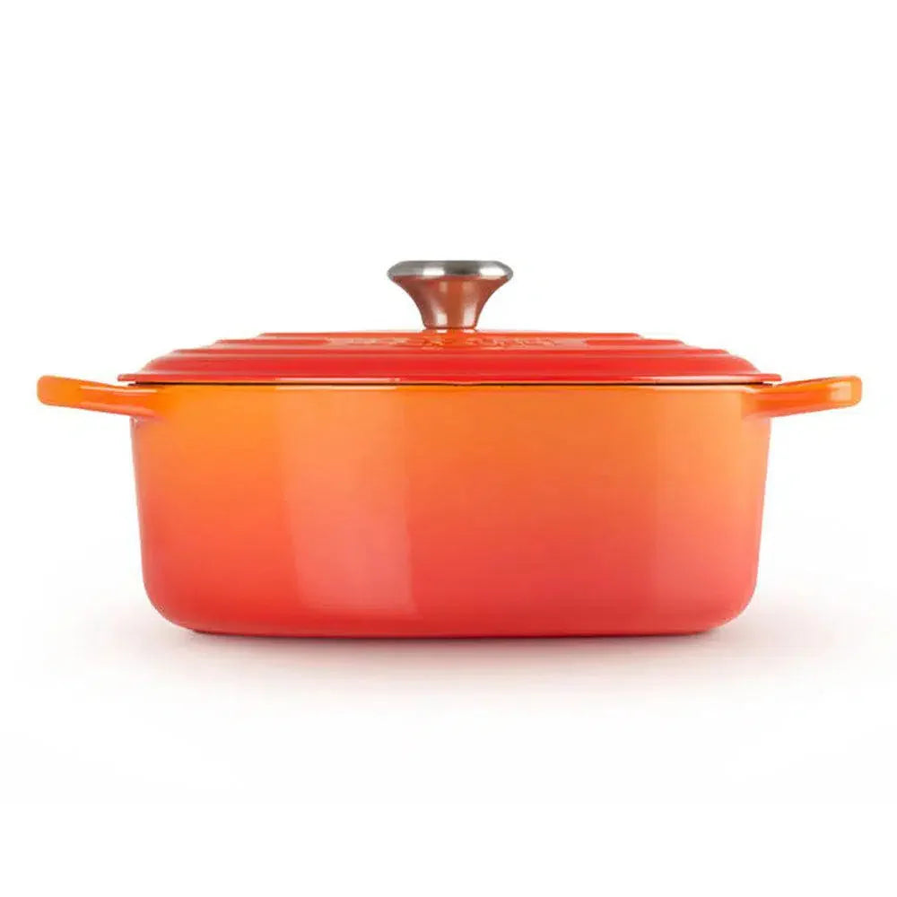 Panela Le Creuset Oval Signature Laranja 4,1L 27cm