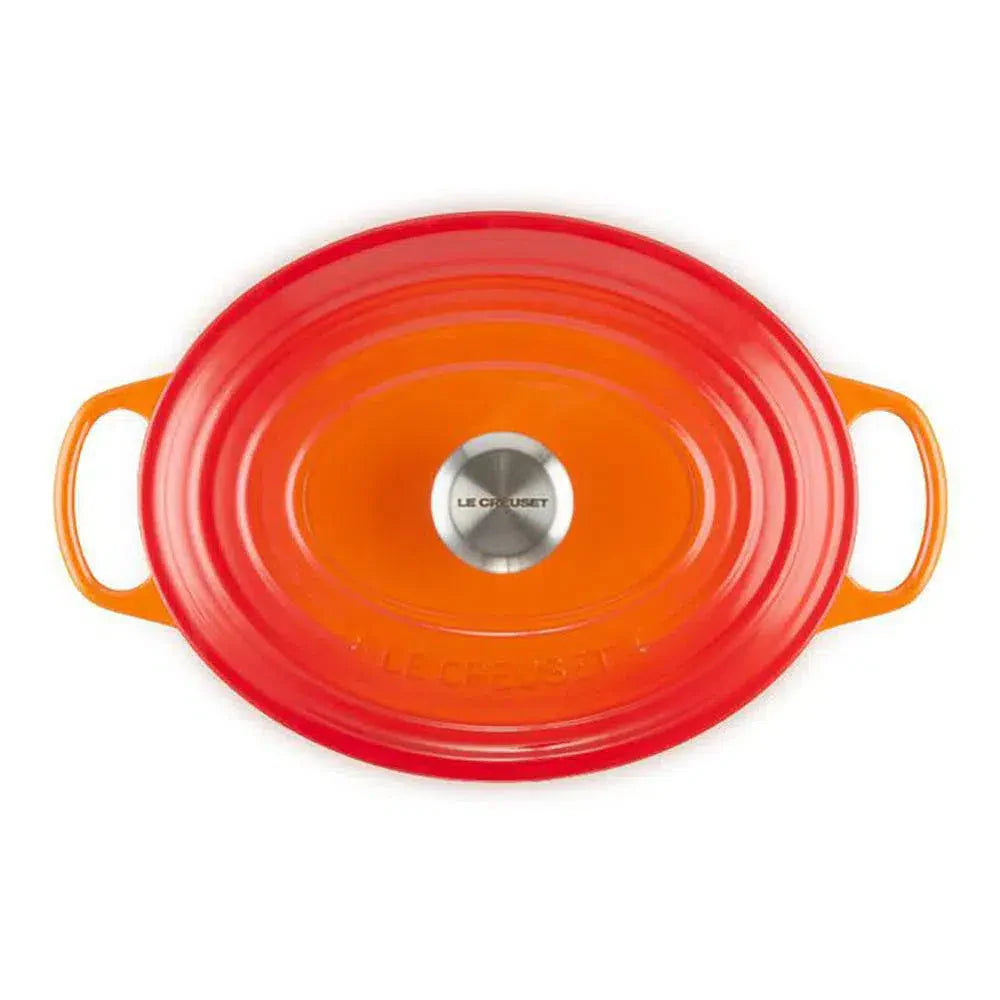 Panela Le Creuset Oval Signature Laranja 4,1L 27cm