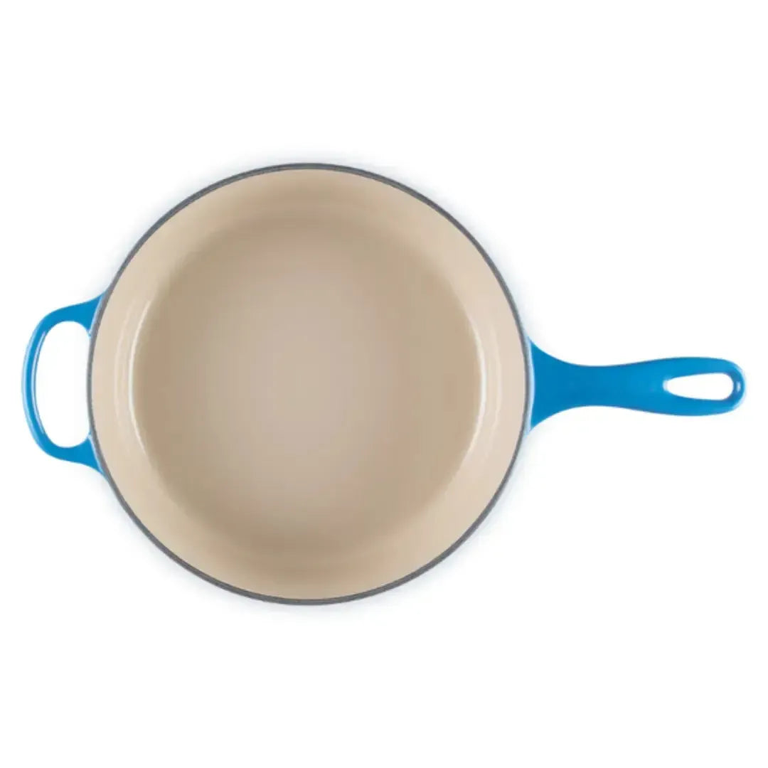 Panela Le Creuset Redonda Cassadou Signature Azure 5,3L 26cm