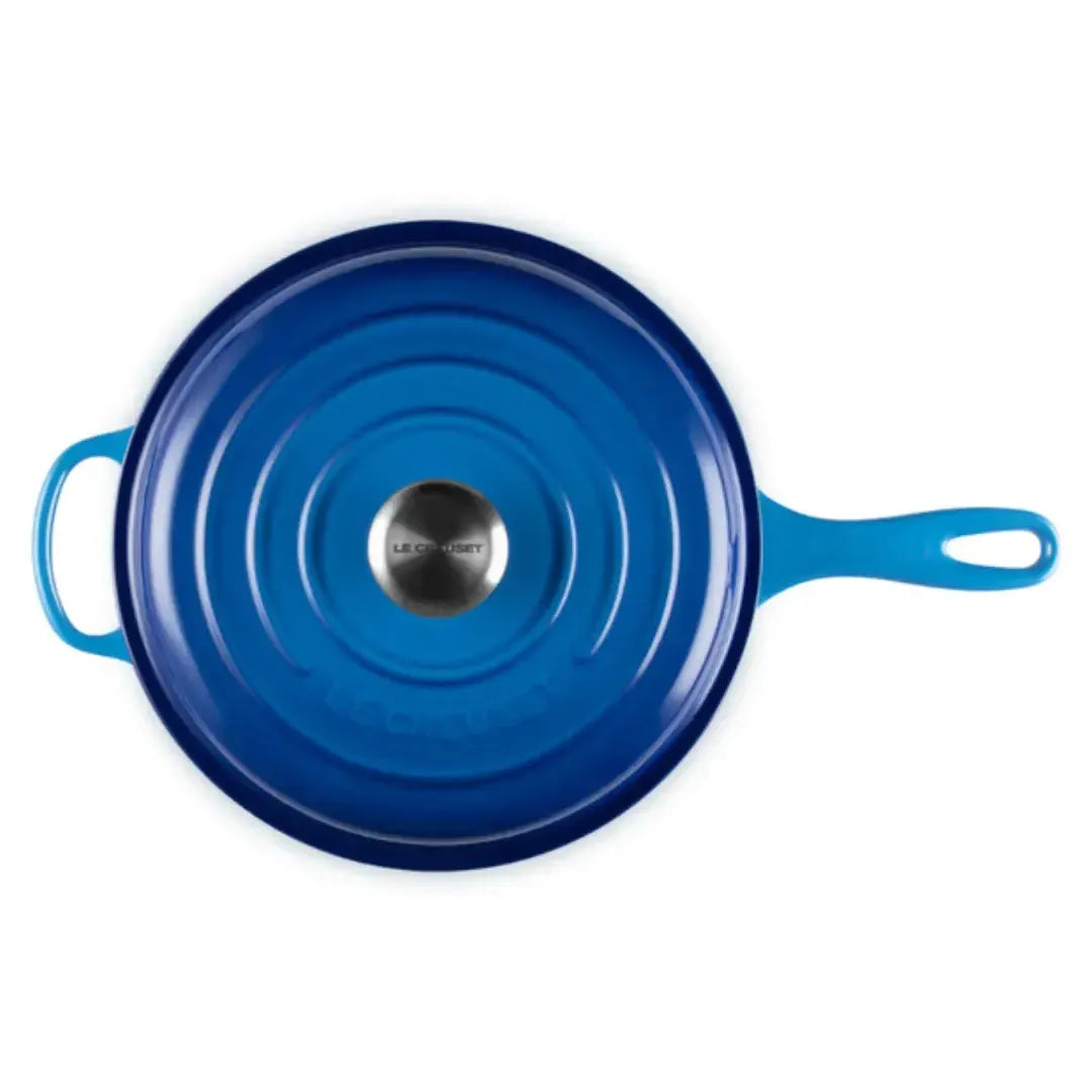 Panela Le Creuset Redonda Cassadou Signature Azure 5,3L 26cm