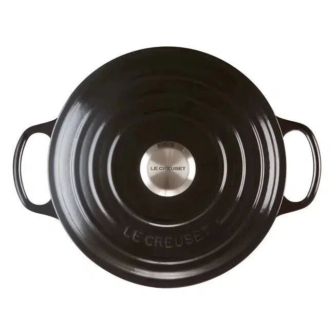 Panela Le Creuset Redonda Signature Black Onyx 5,3L 26cm