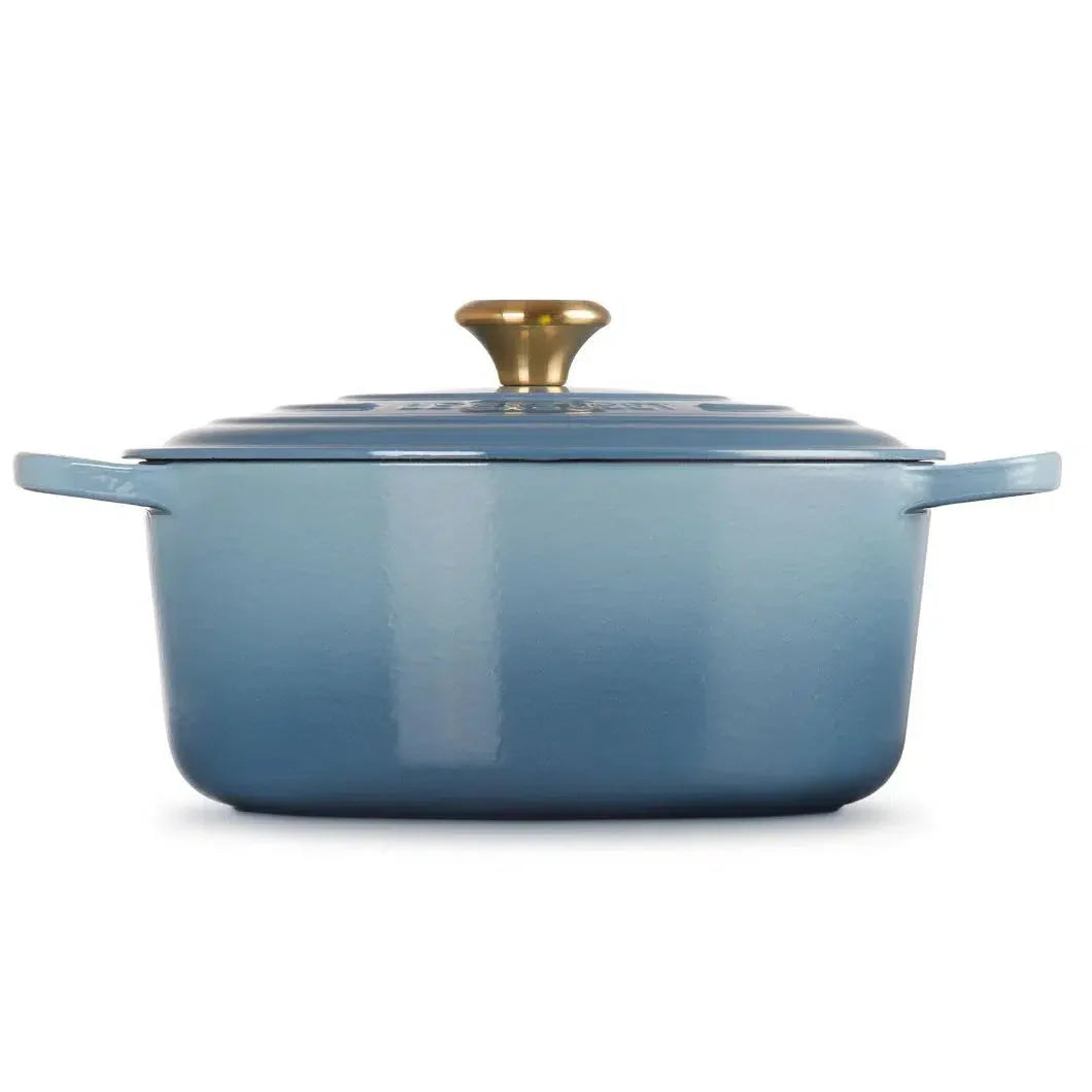 Panela Le Creuset Redonda Signature Chambray 6,7L 28cm