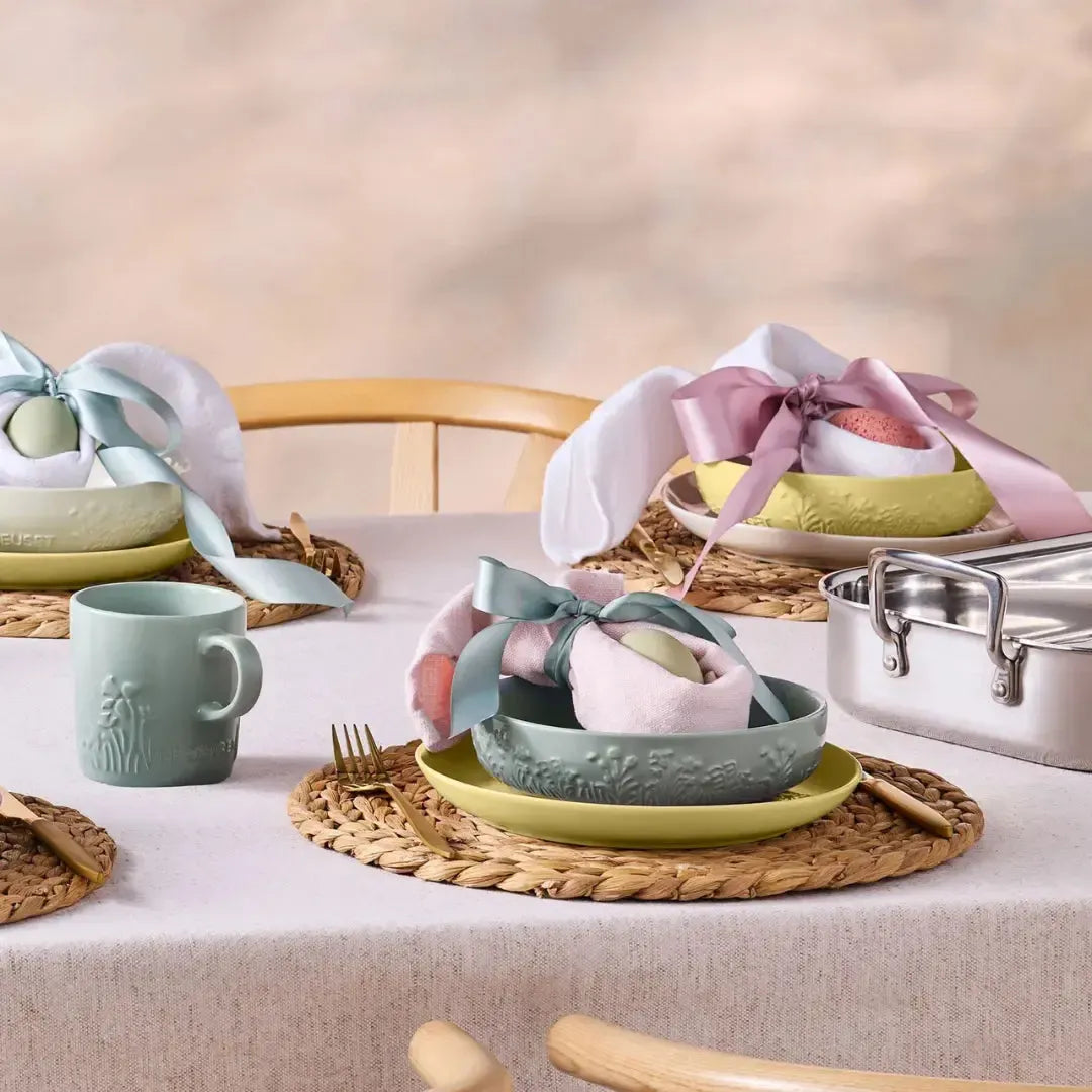 Prato Fundo Cerâmica 18cm Sphere Jardin Sea Salt Le Creuset