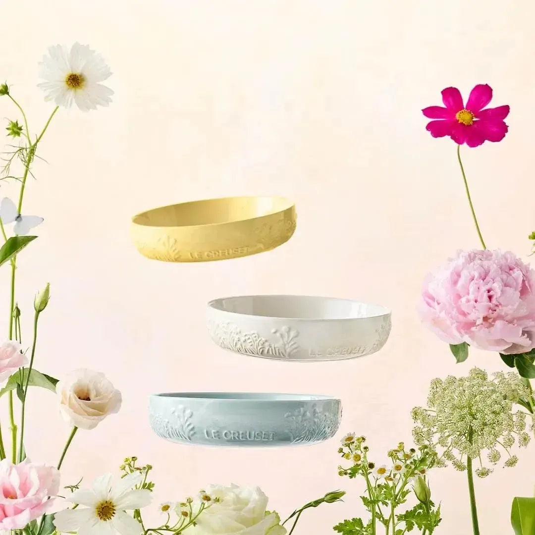 Prato Fundo Cerâmica 18cm Sphere Jardin Sea Salt Le Creuset