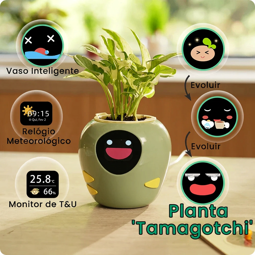 PlantBot - Vaso Robô Inteligente Interativo para Plantas