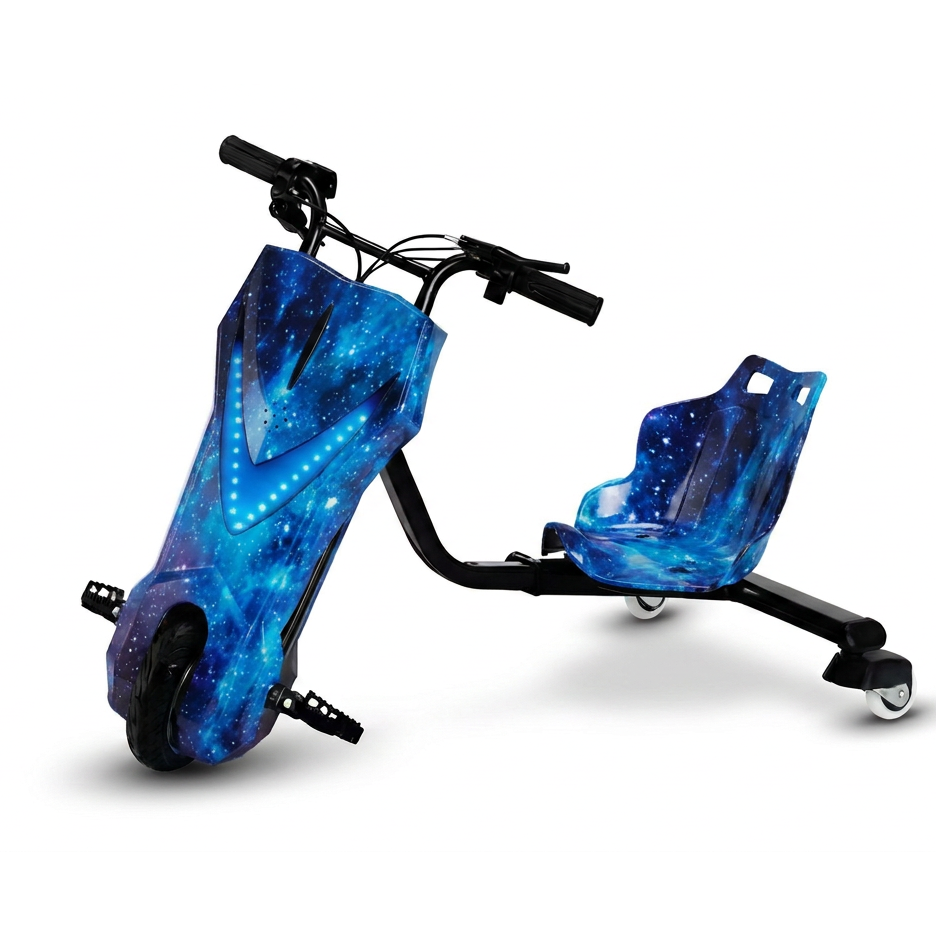 Triciclo Elétrico Drift 360 na cor Azul 1x1