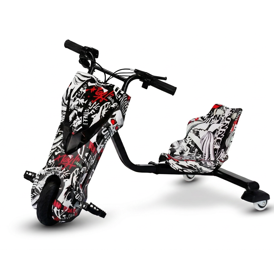 Triciclo Elétrico Drift 360 na cor Branco 1x1