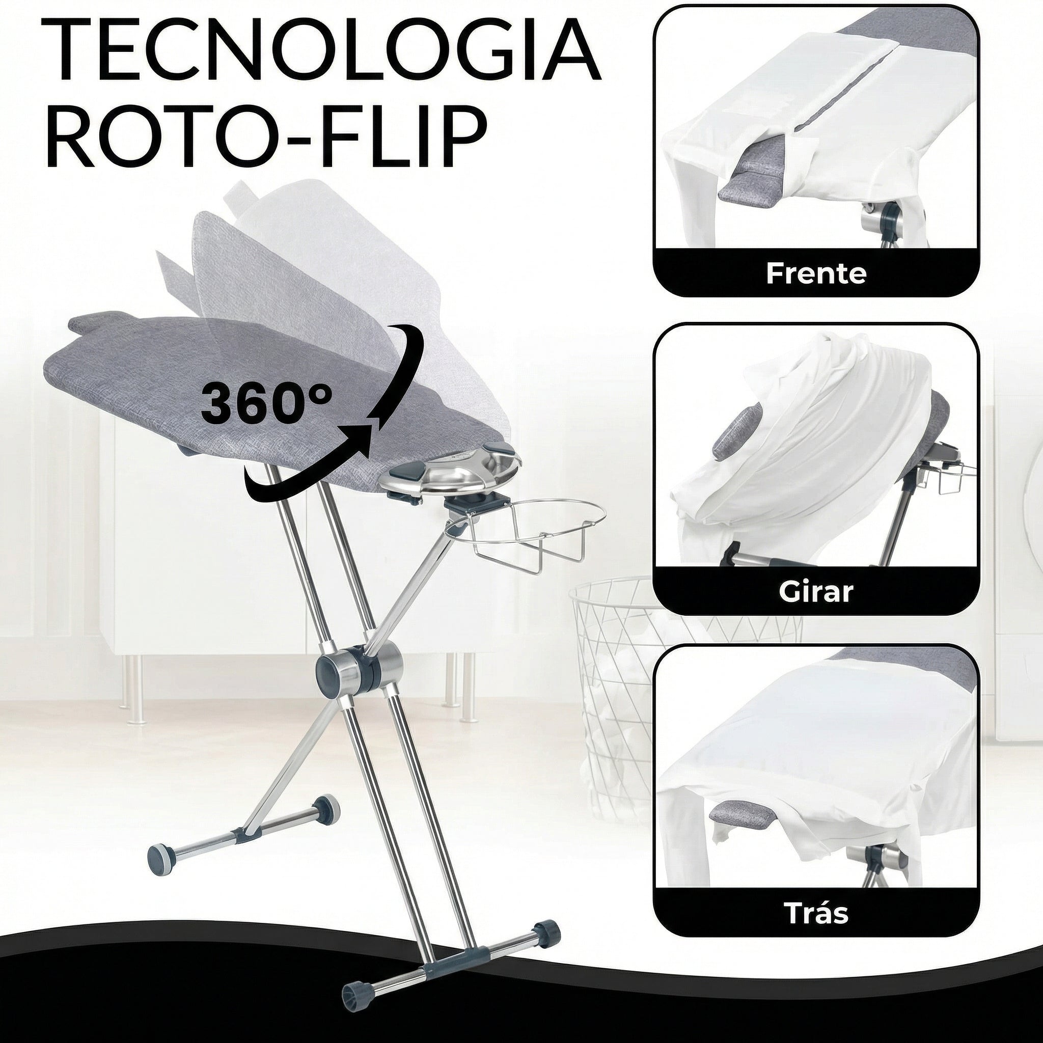 Tabua de Passar Roupas 360 graus