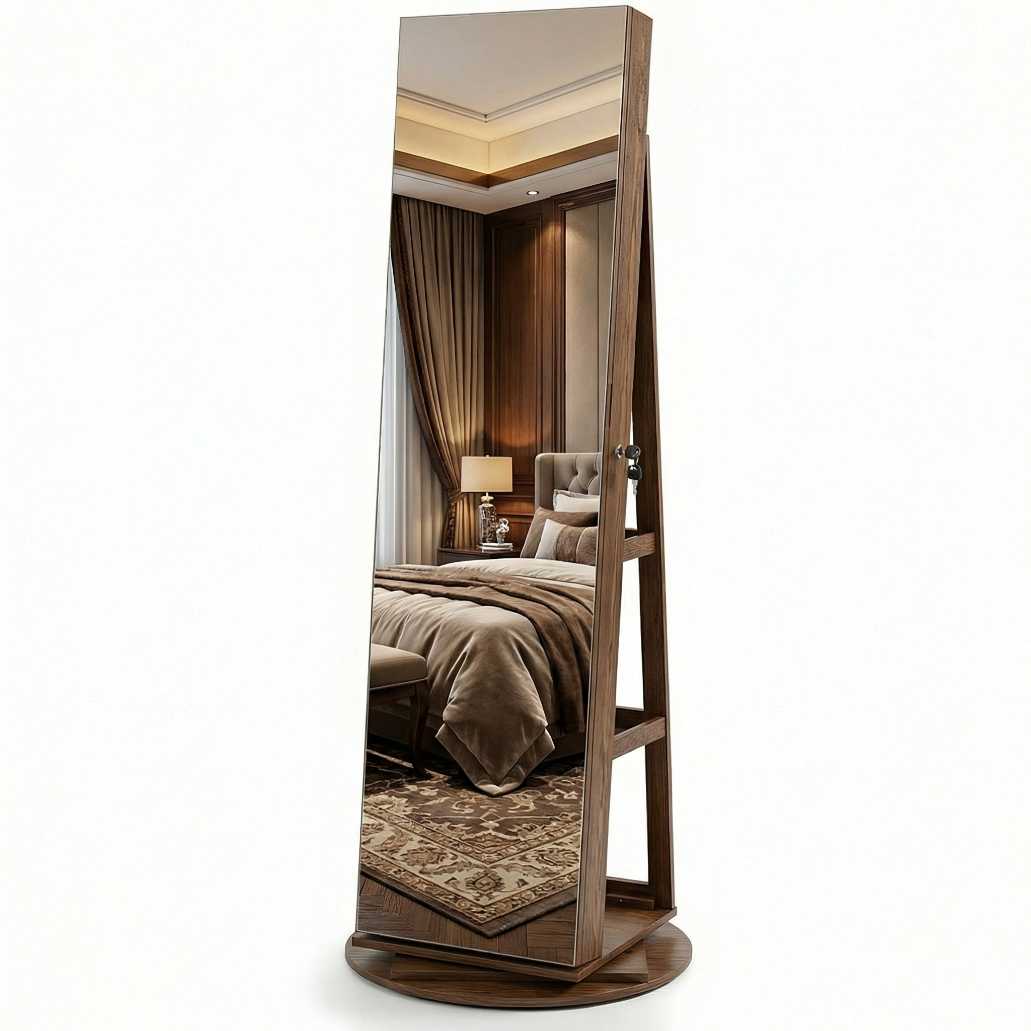 Camarim Porta-Joias 360° com LED