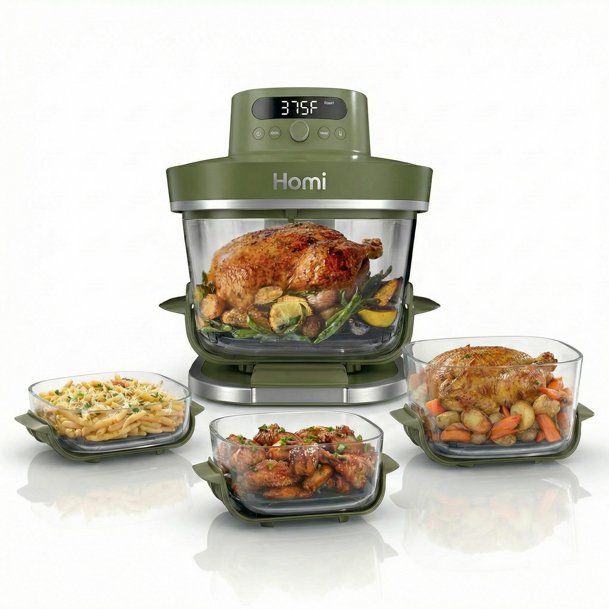 Crispi PRO Modular 6 em 1 + 3 Potes em Vidro