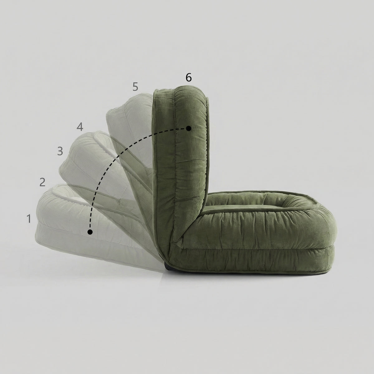 Sofá Cama Puff Dobrável Gigante