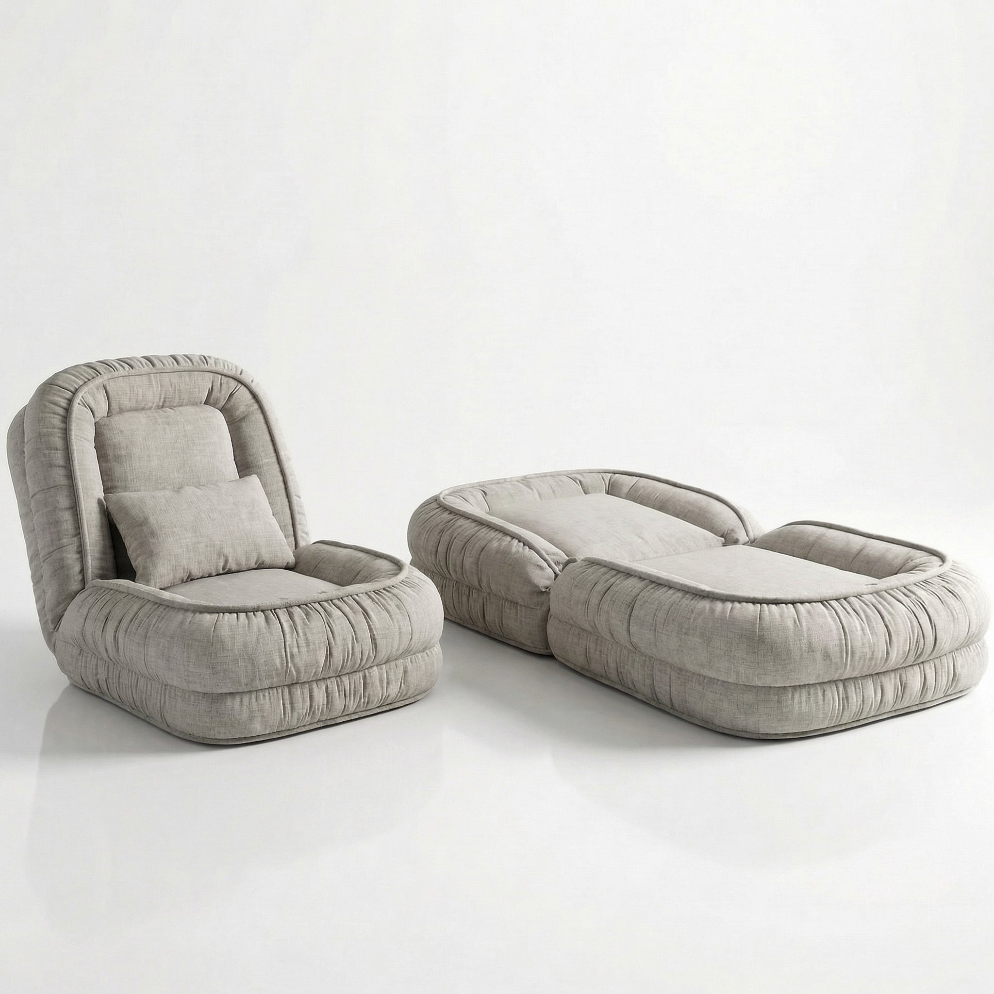 Sofá Cama Puff Dobrável Gigante