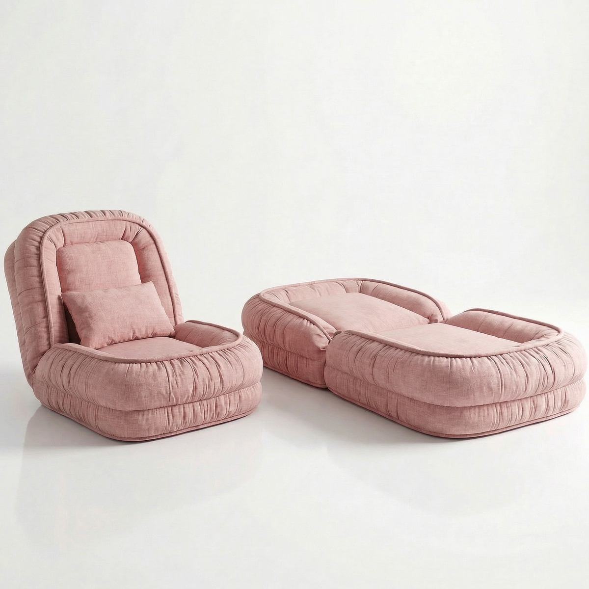 Sofá Cama Puff Dobrável Gigante