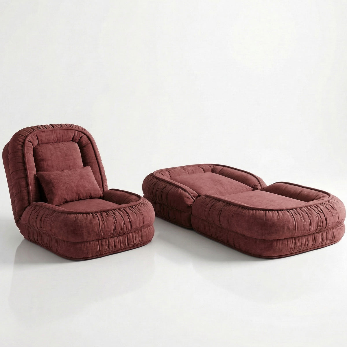 Sofá Cama Puff Dobrável Gigante