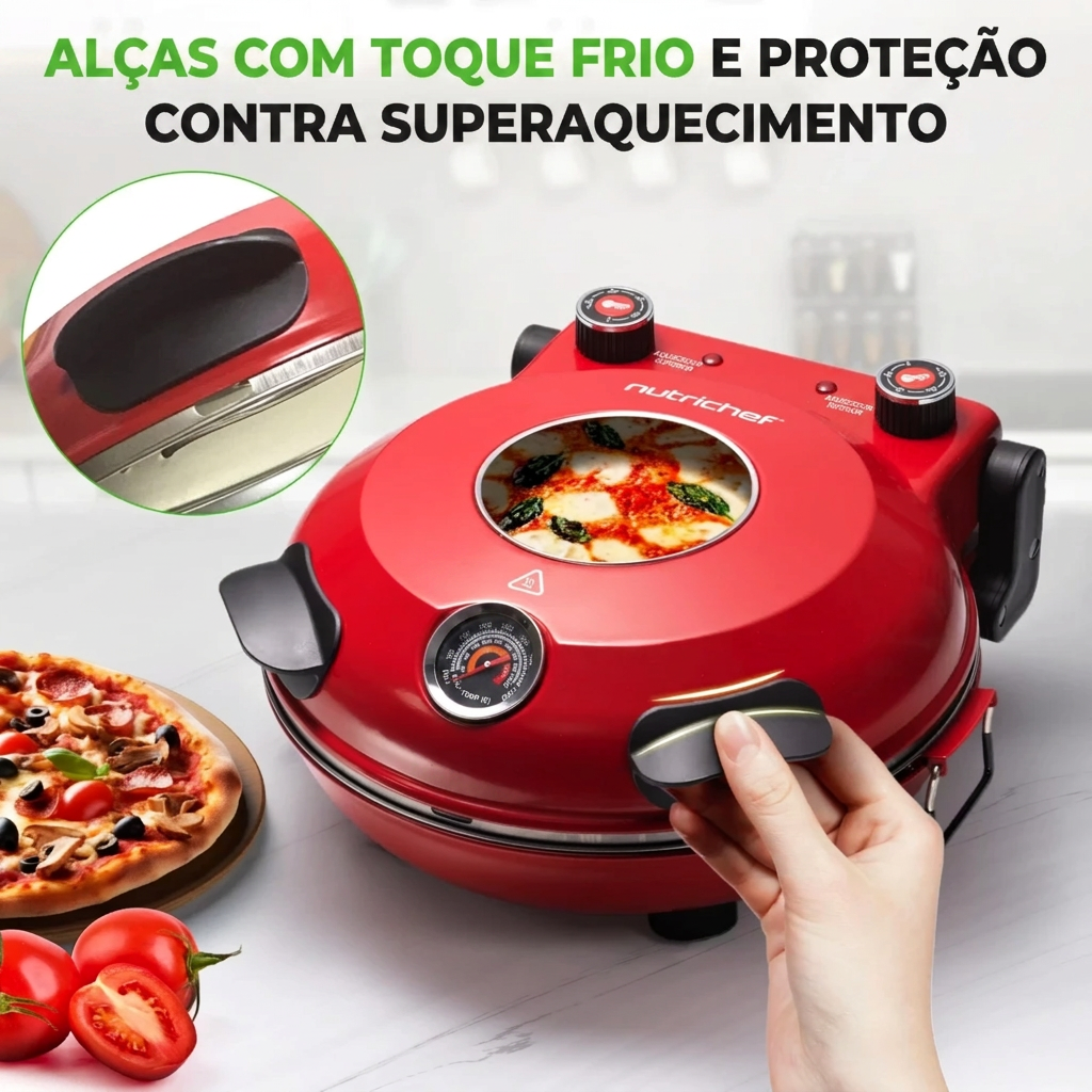 Forno Elétrico Multifuncional Nutrichef 404°C - Bivolt