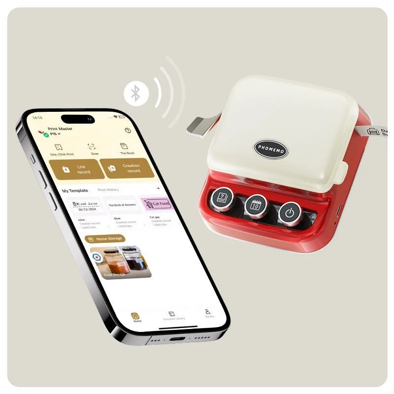 Etiquetadora Térmica Bluetooth Retrô Phomemo P15