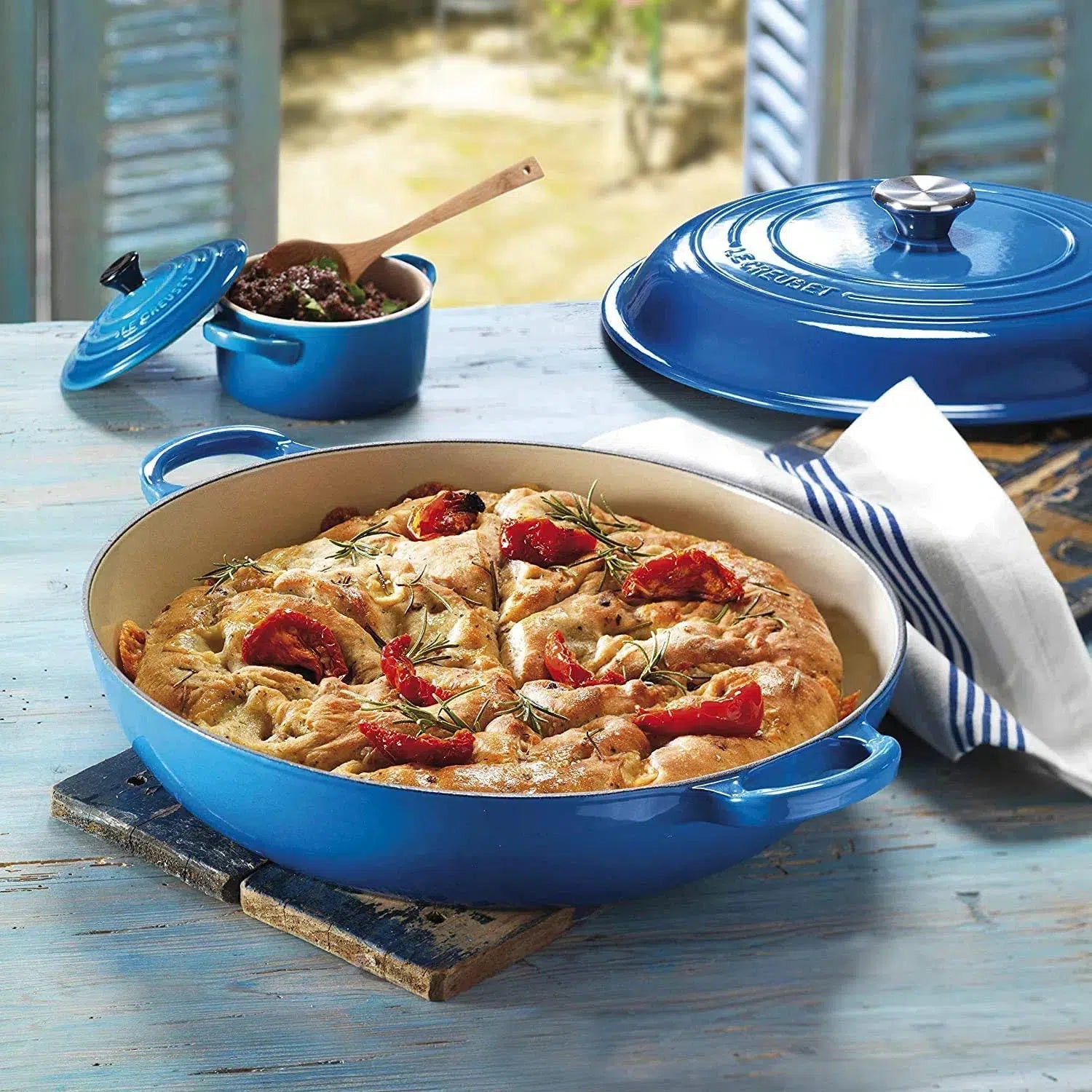 Caçarola Buffet Signature Azul Marseille 2,2L 26cm Le Creuset