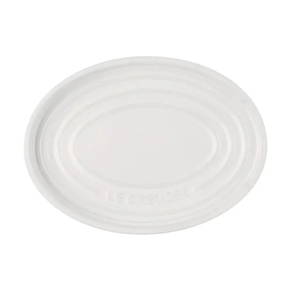 Descanso Oval para Colher Branco Le Creuset