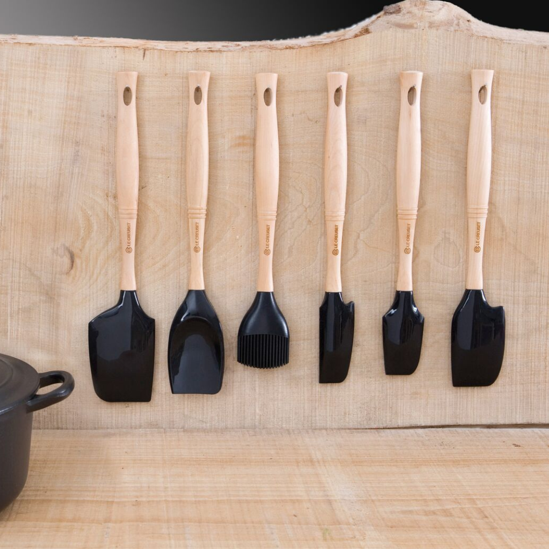 Espátula Grande de Silicone Black Onyx Le Creuset Venus
