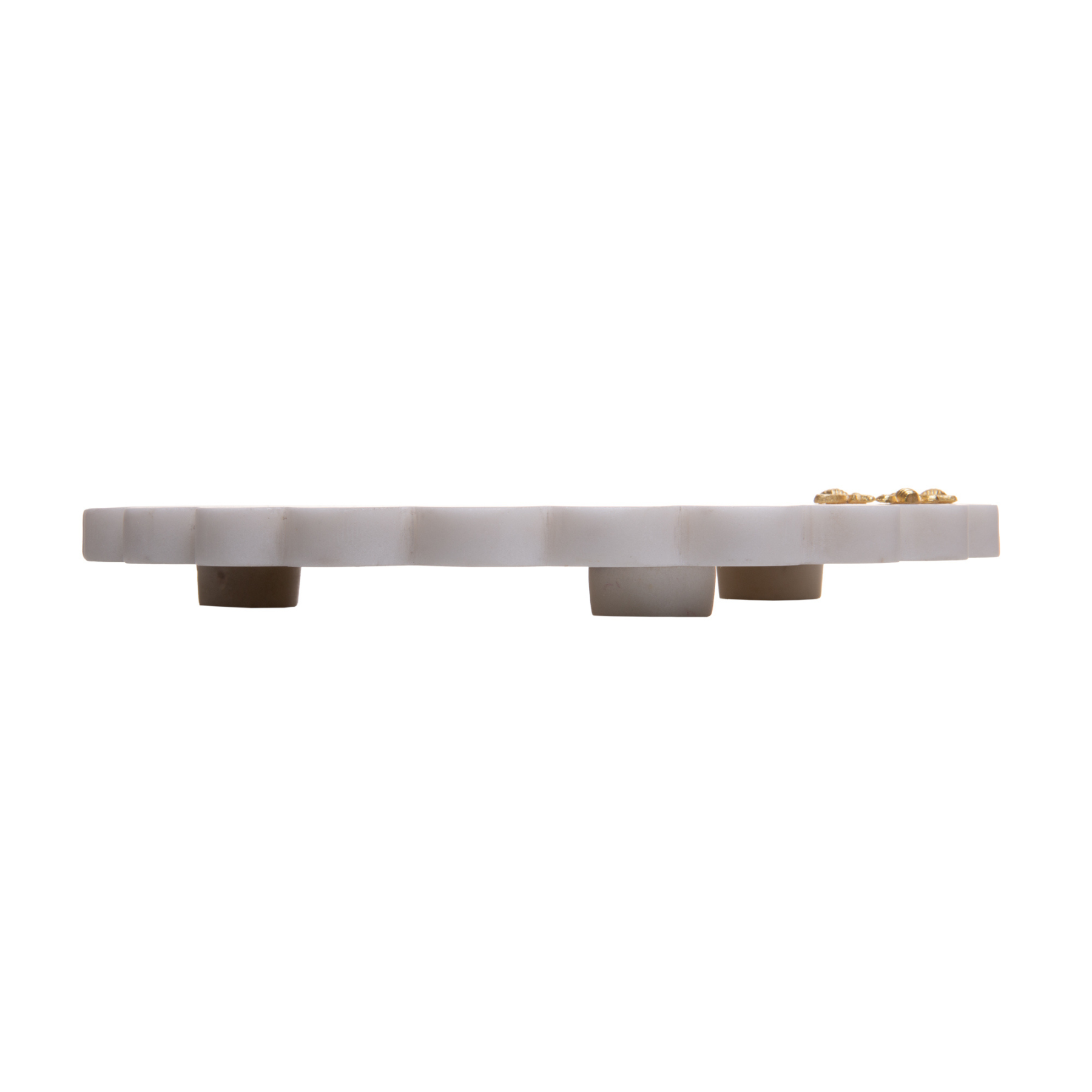 Tábua Para Frios Redonda Mármore New Bee 25,5cm Wolff