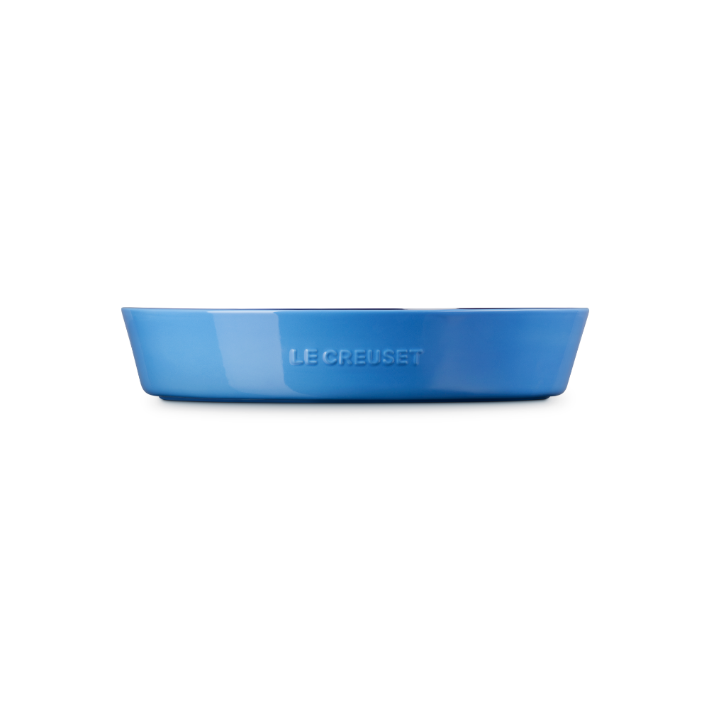 Prato para Aperitivo Cerâmica Signature 34cm Azure Le Creuset