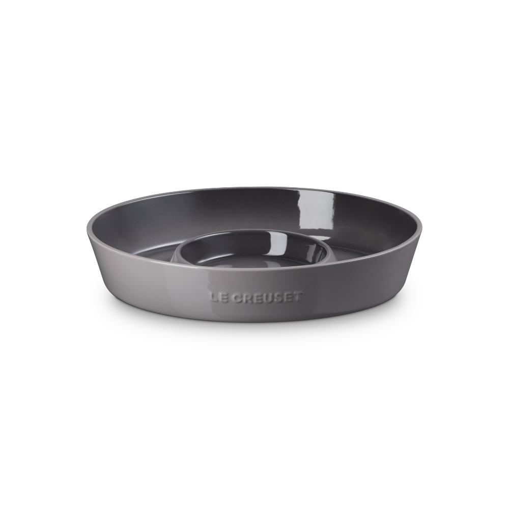 Prato para Aperitivo Cerâmica Signature 34cm Flint Le Creuset