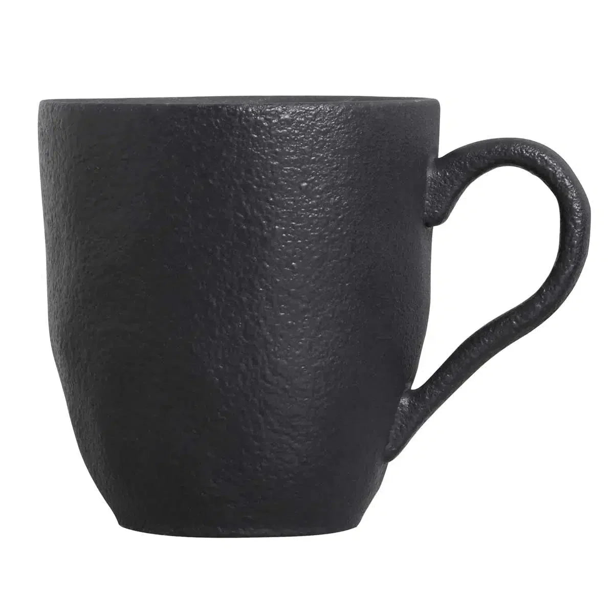 Jogo 4 Canecas Stoneware Orgânico Preto Matte 273ml Porto Brasil