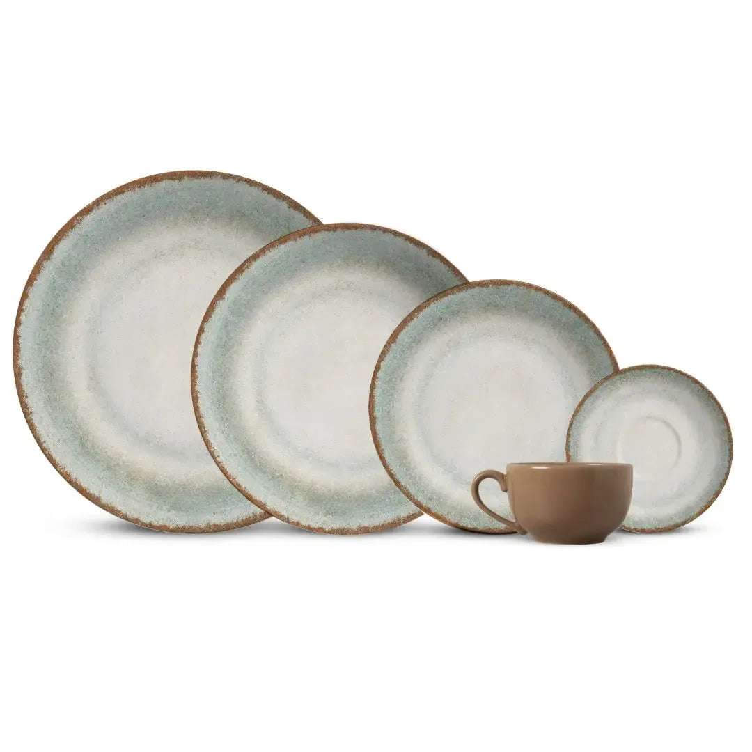 Jogo 6 Pratos Rasos Coup Cerâmica Durban 29cm Alleanza